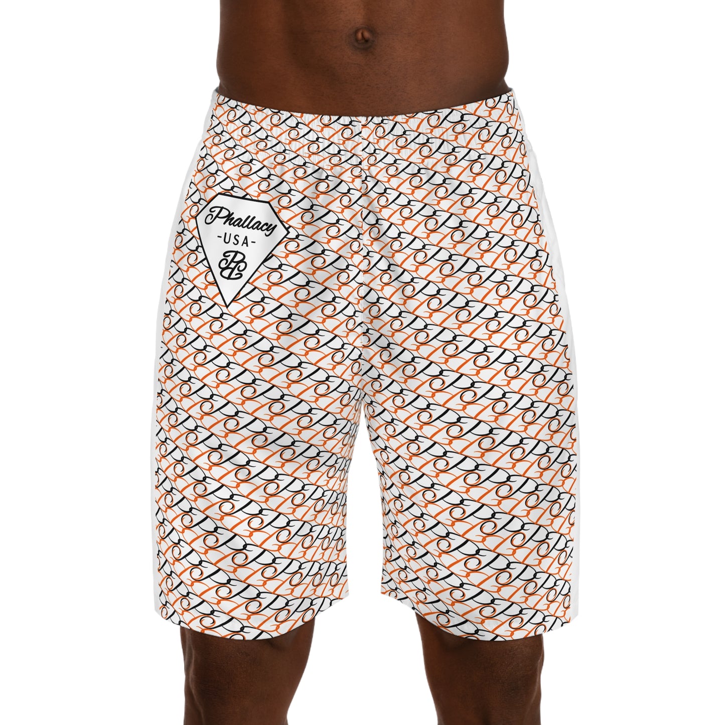 Phallacy Diamond Designer Jogger Shorts