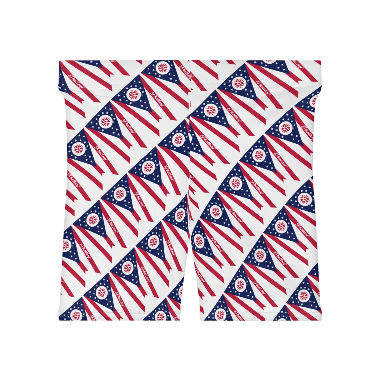 Phallacy Flag Women's Designer Biker Shorts