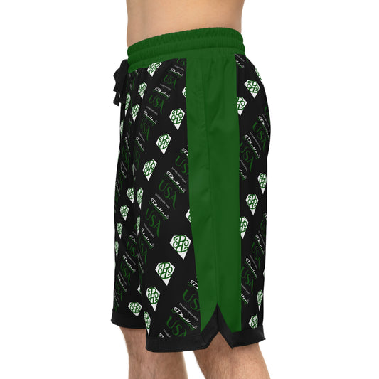 Phallacy Diamond Designer Men's Basketball Shorts