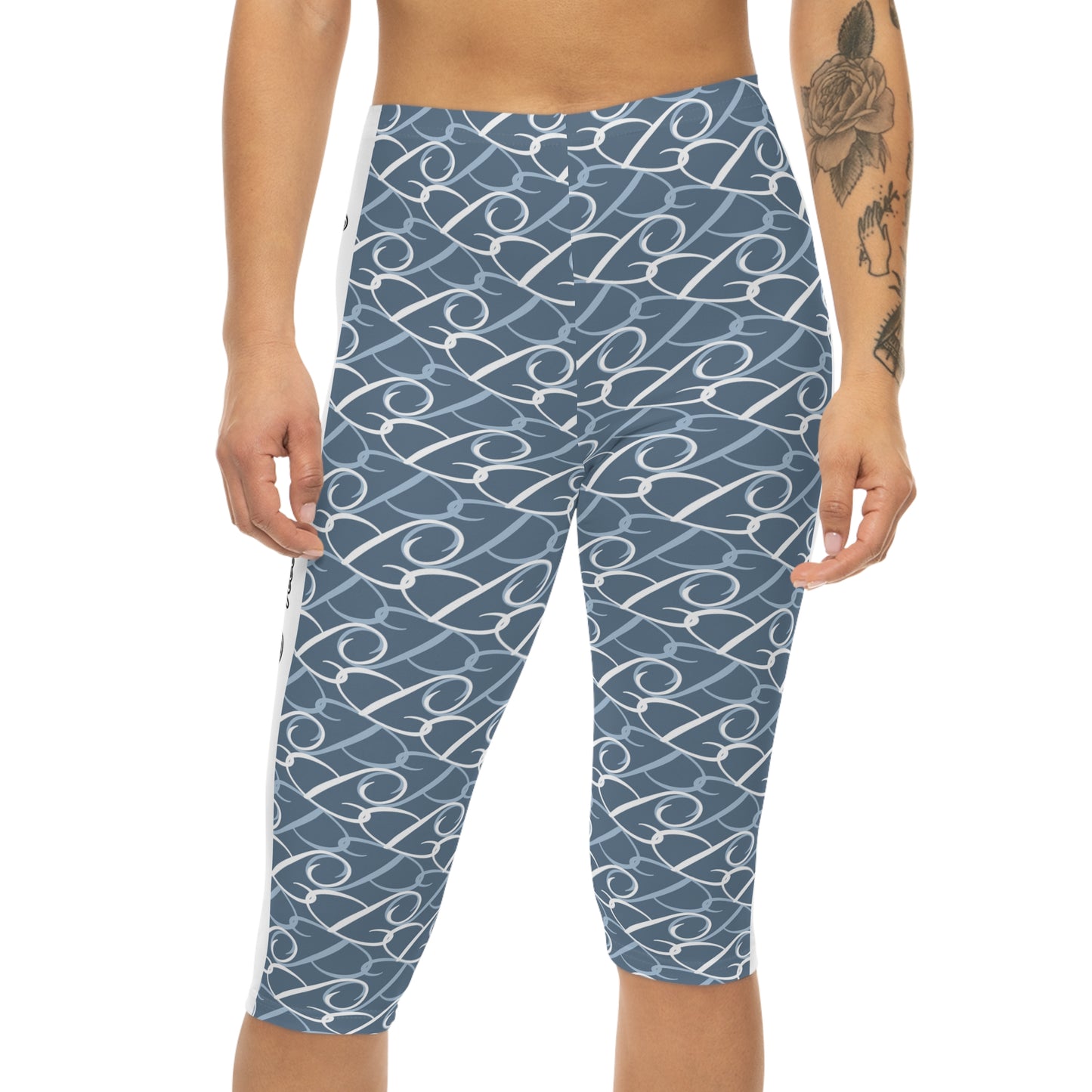 Phallacy DNA Designer Women’s Capri Leggings