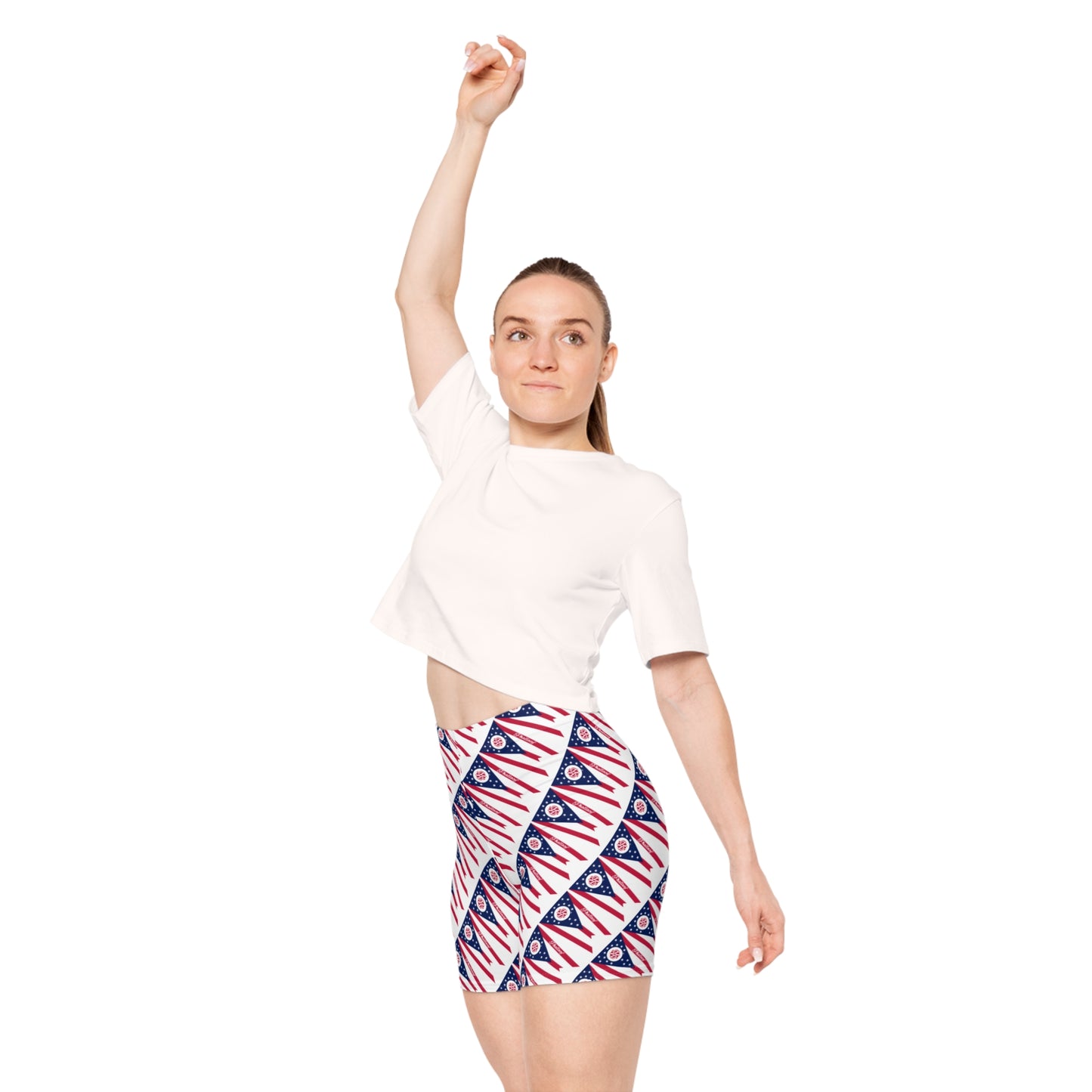Phallacy Flag Women's Designer Biker Shorts