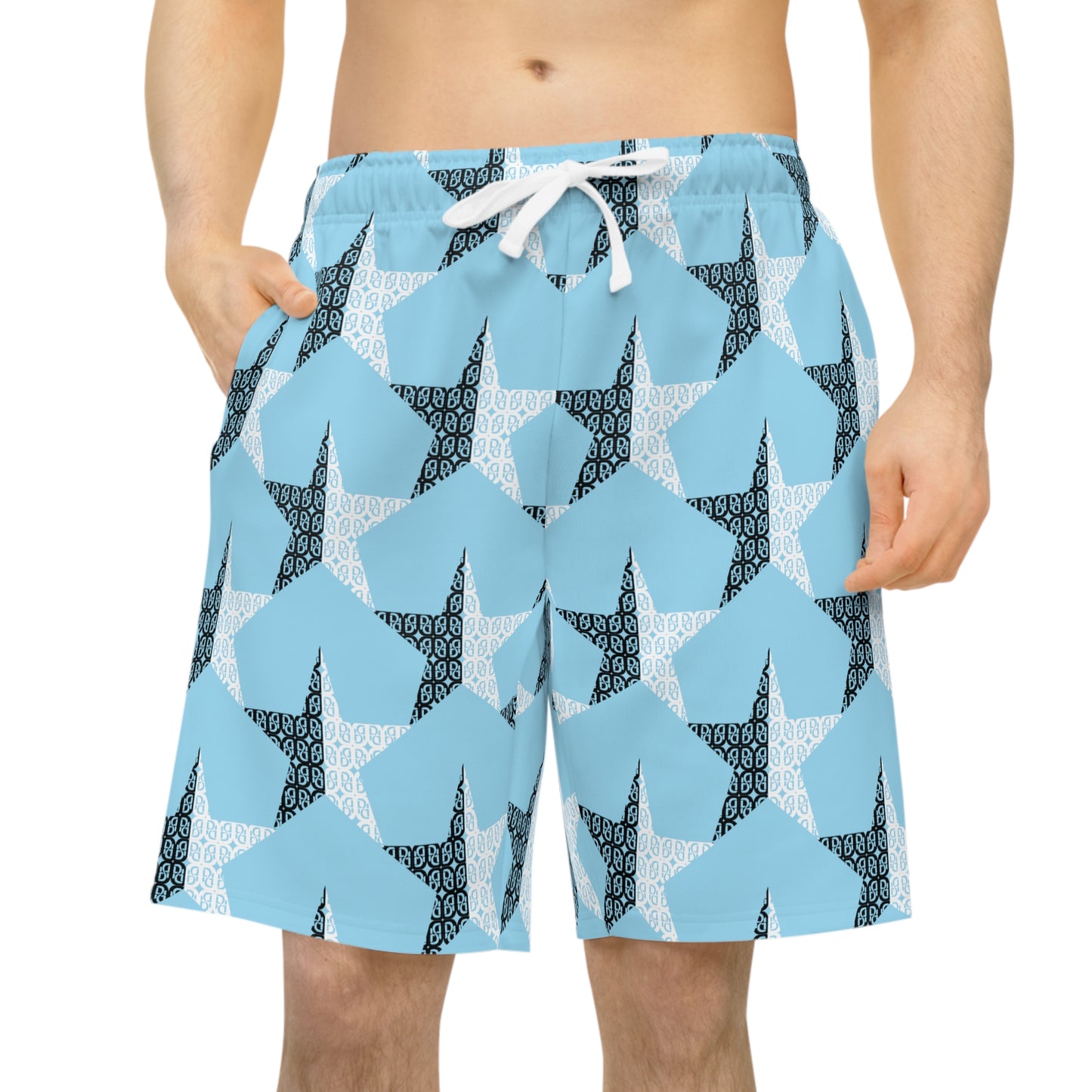 Phallacy Star Designer Athletic Shorts