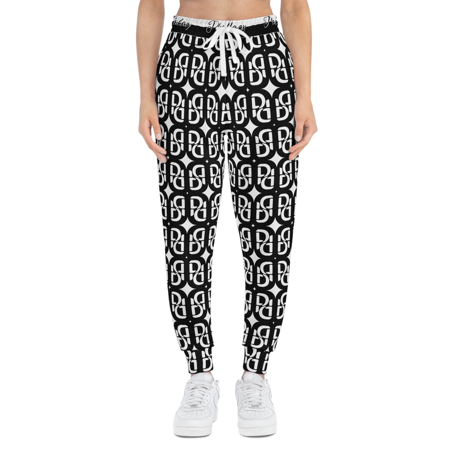 Phallacy Signature Monogram Designer Unisex Athletic Joggers