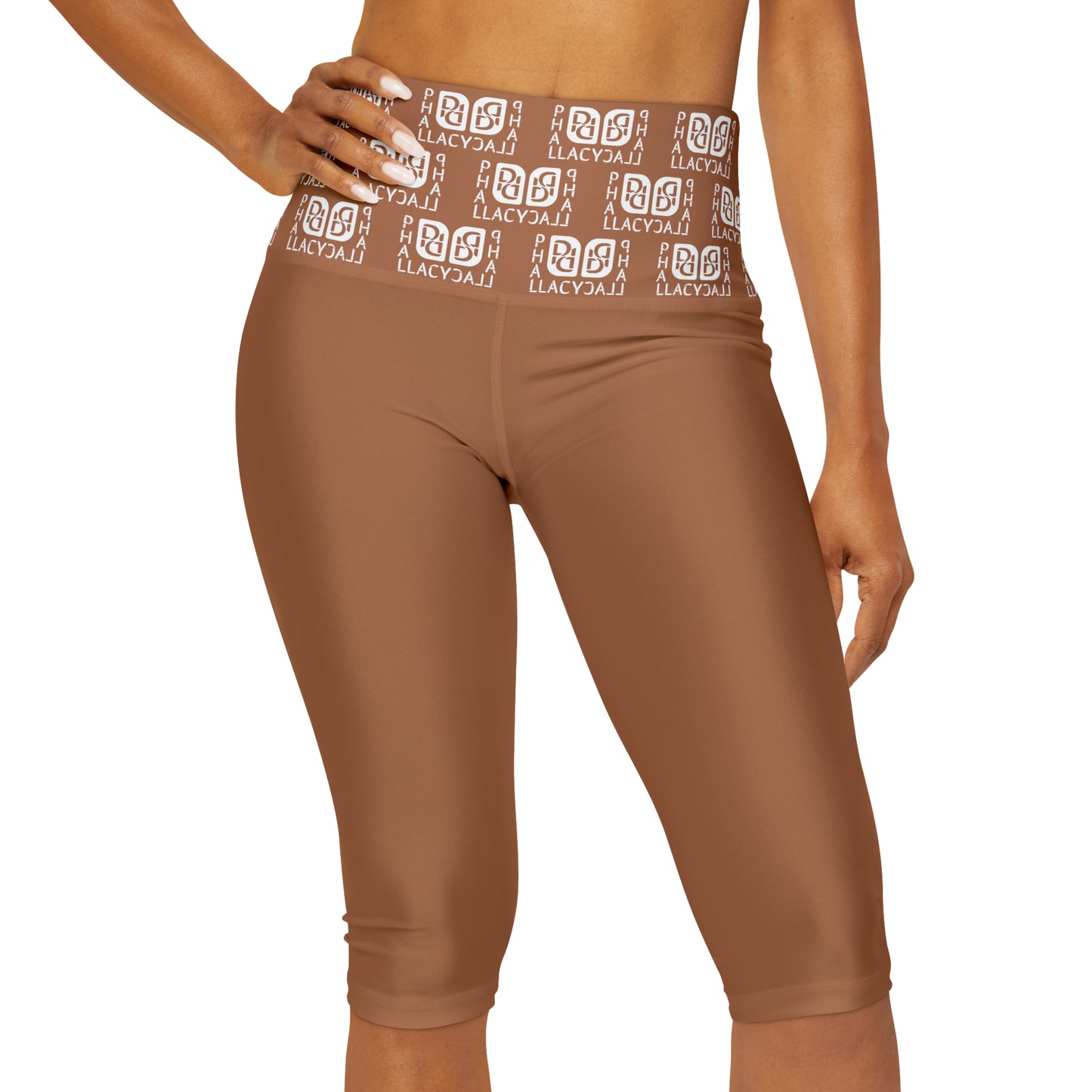 Phallacy Balance Designer Yoga Capri Leggings