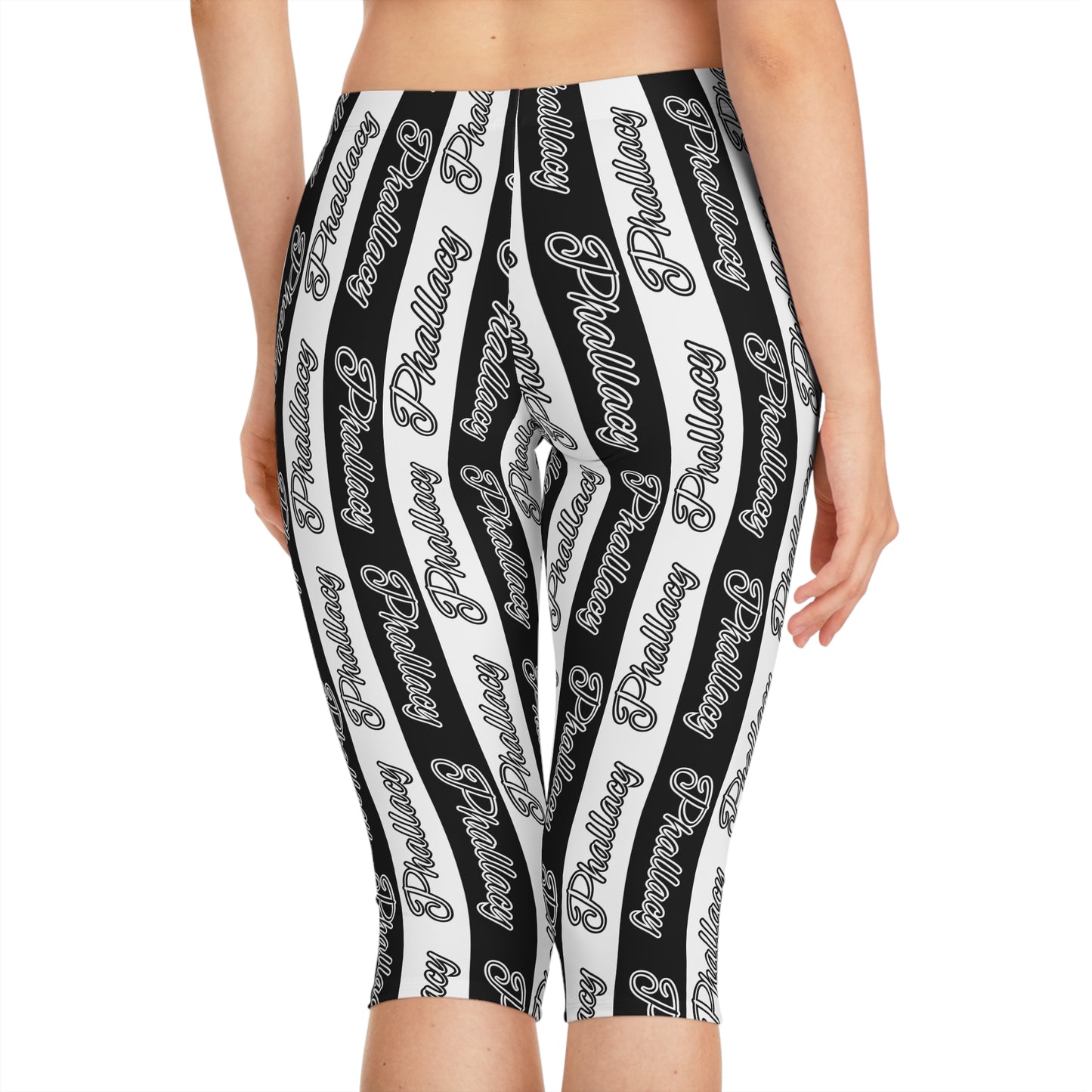 Phallacy Signature Designer Capri Leggings
