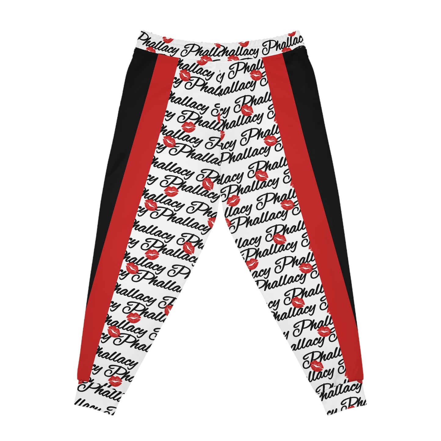 Phallacy Lips Men's Designer Athletic Joggers