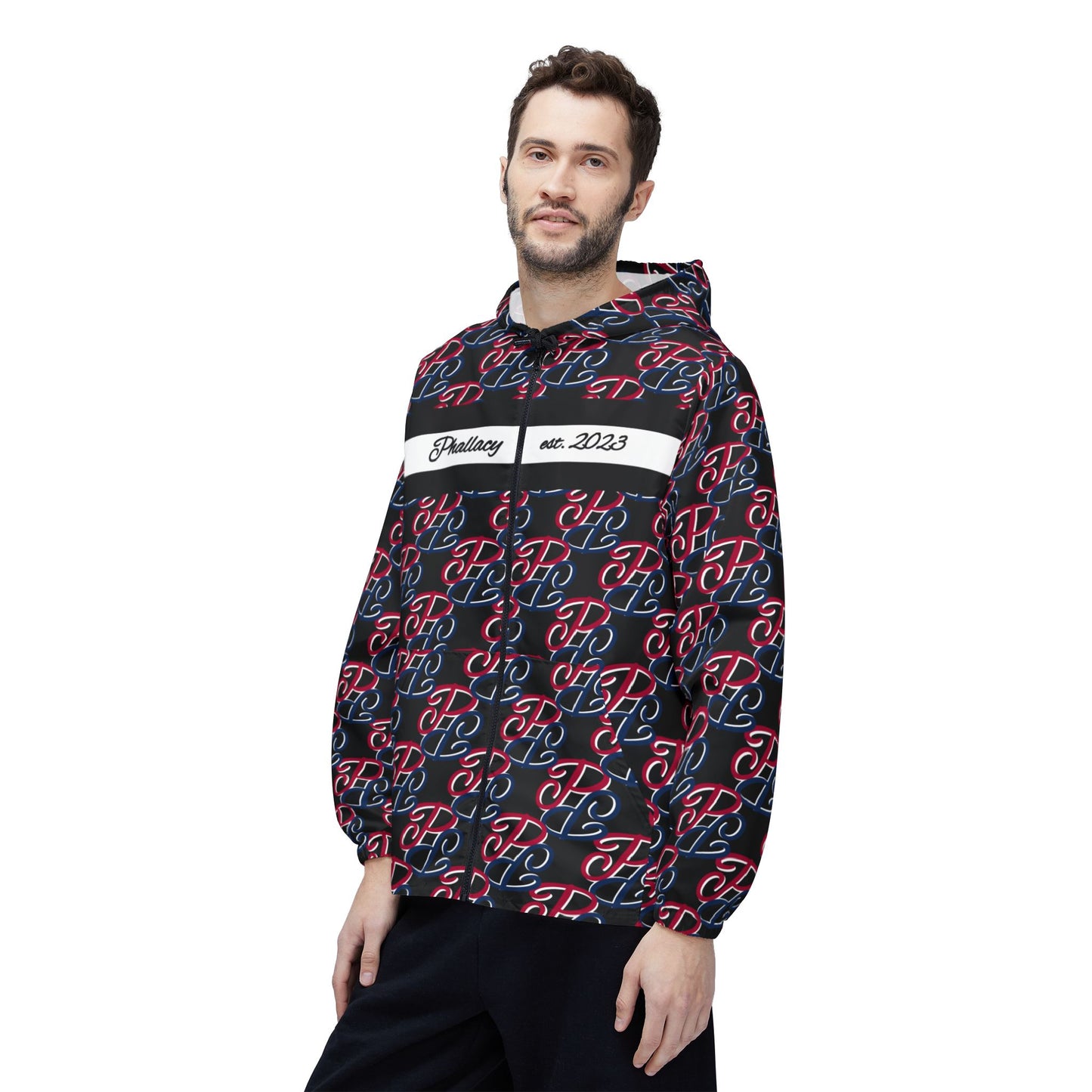 Phallacy Players Designer Unisex Windbreaker Jacket