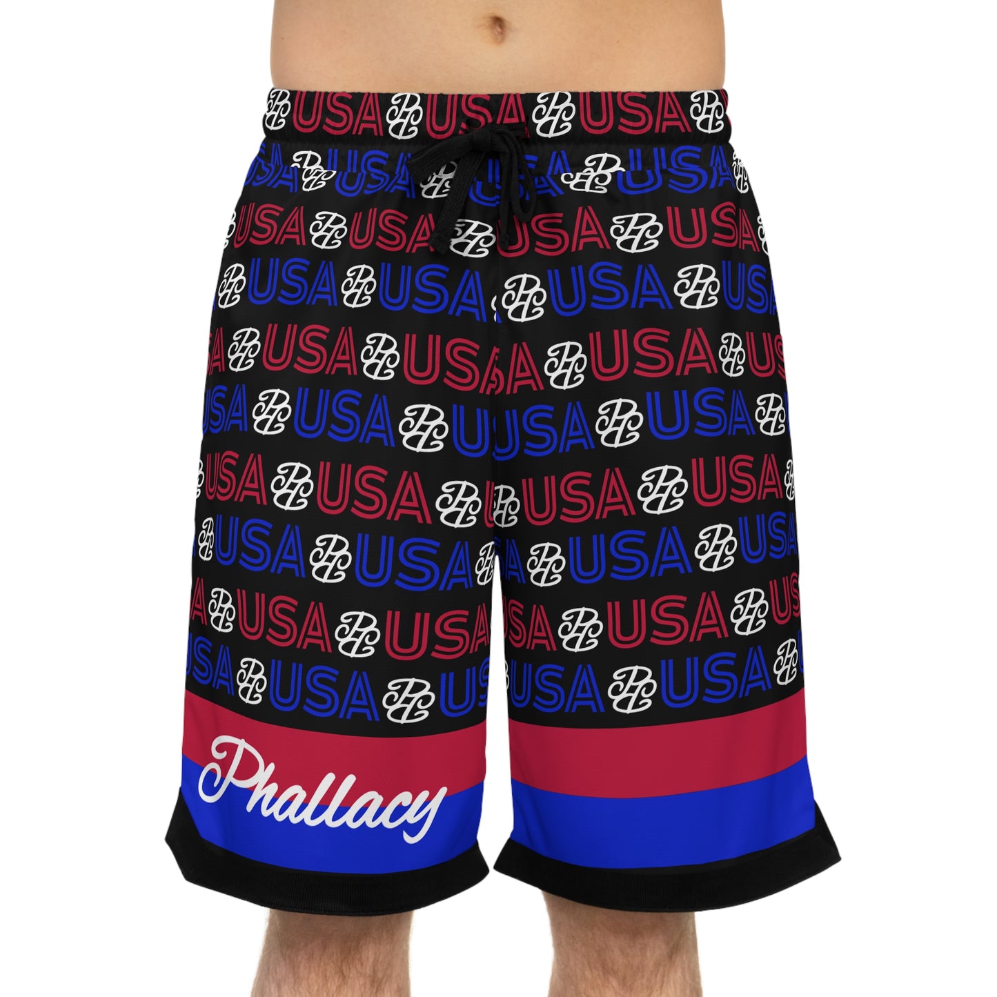 Phallacy DNA Men's Designer Athletic Shorts