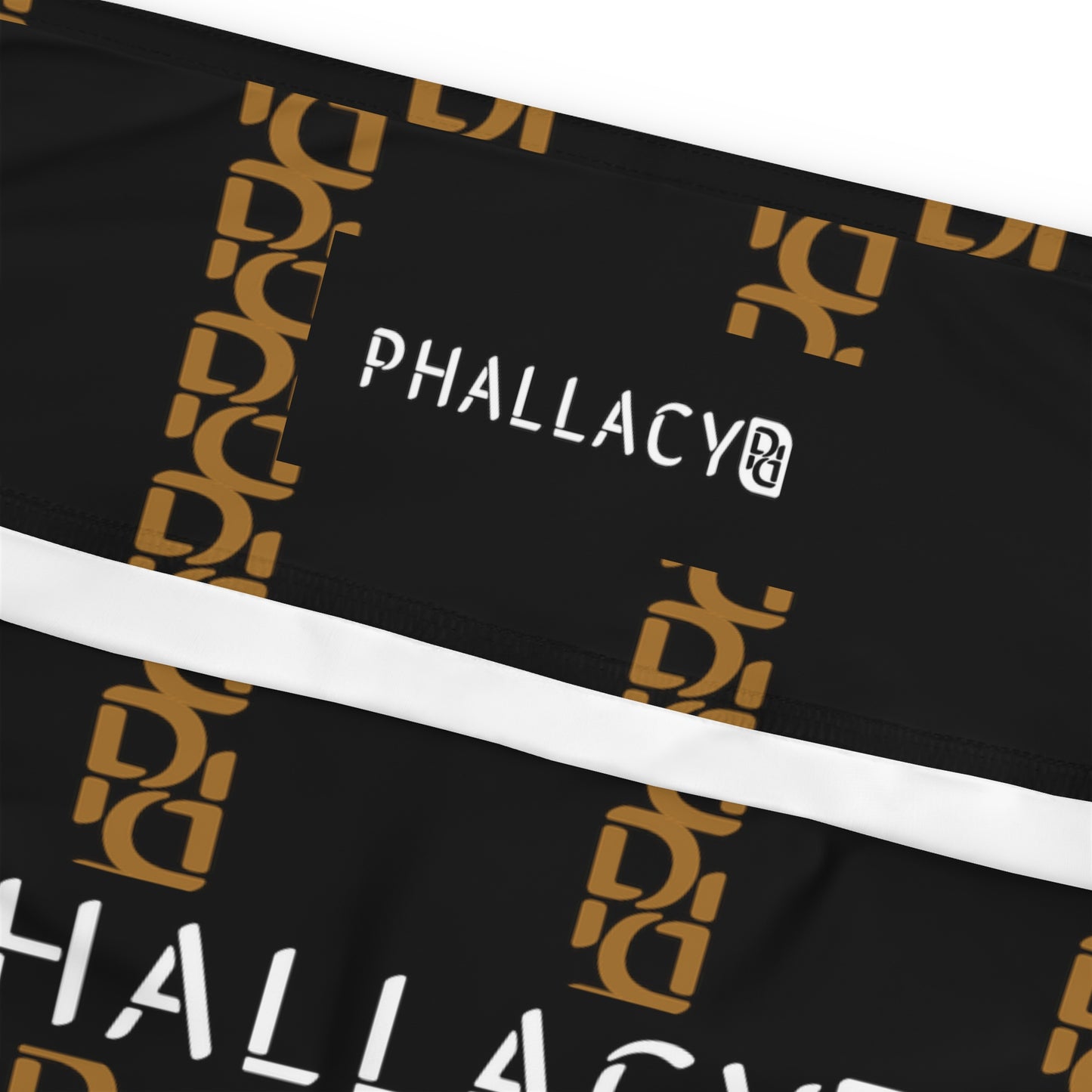 Phallacy Striped  Designer Plus Size Leggings
