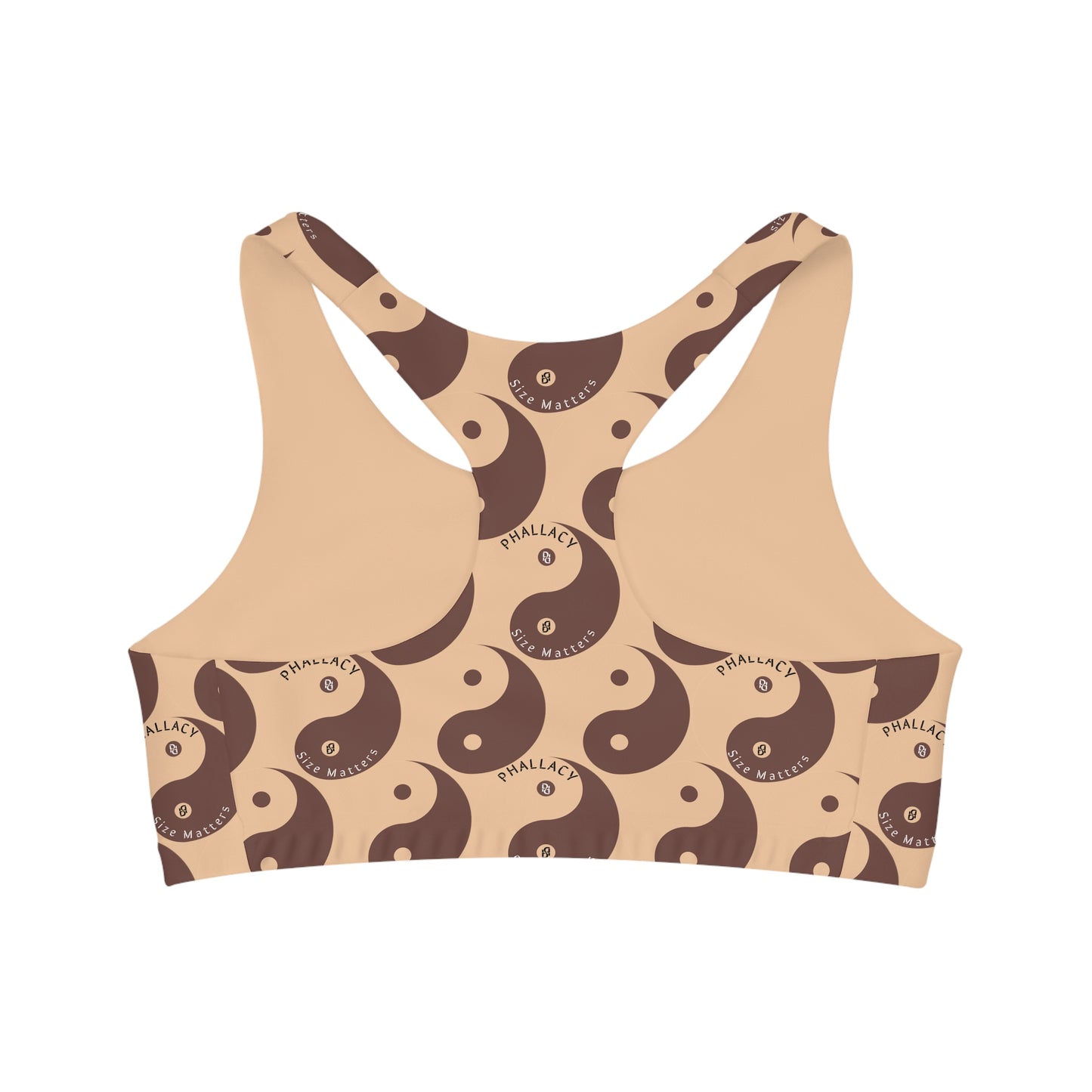 Phallacy Yin-Yang Designer Seamless Sports Bra