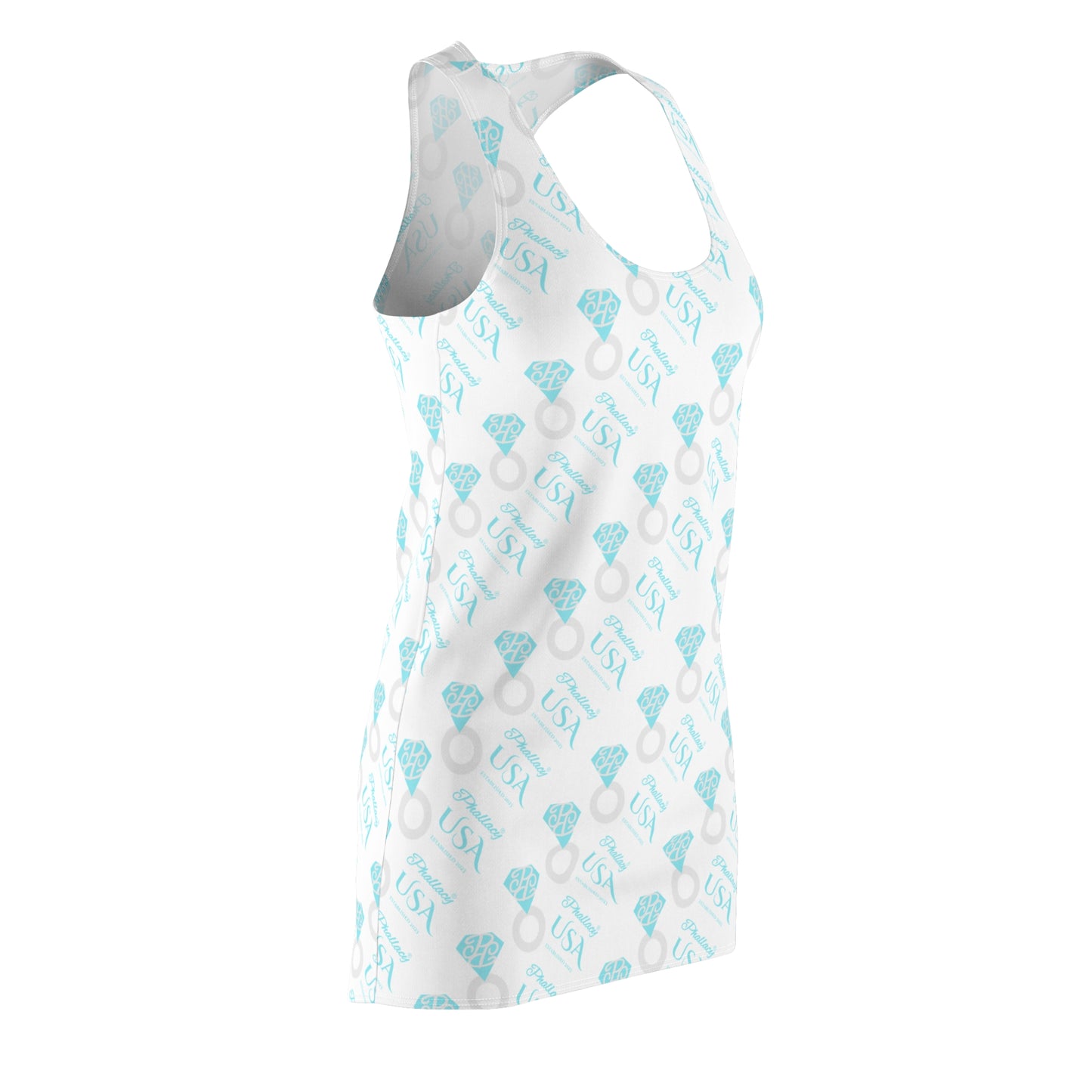 Phallacy Diamond Designer Women's Racerback Dress