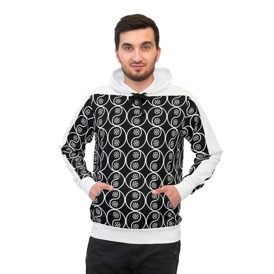 Phallacy Yin-Yang Designer Unisex Athletic Hoodie