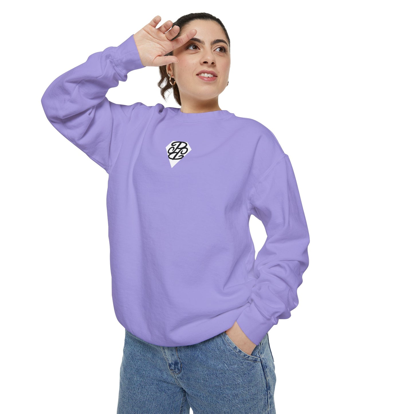 Phallacy Diamond Unisex Garment-Dyed Sweatshirt