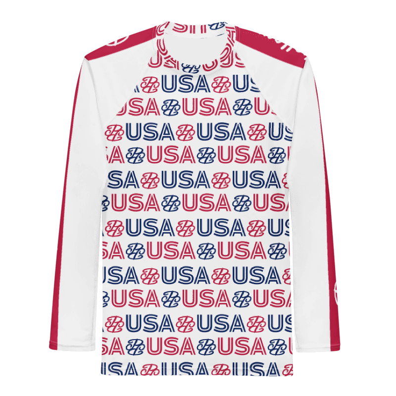 Phallacy USA Men's Designer Long Sleeve Rash Guard