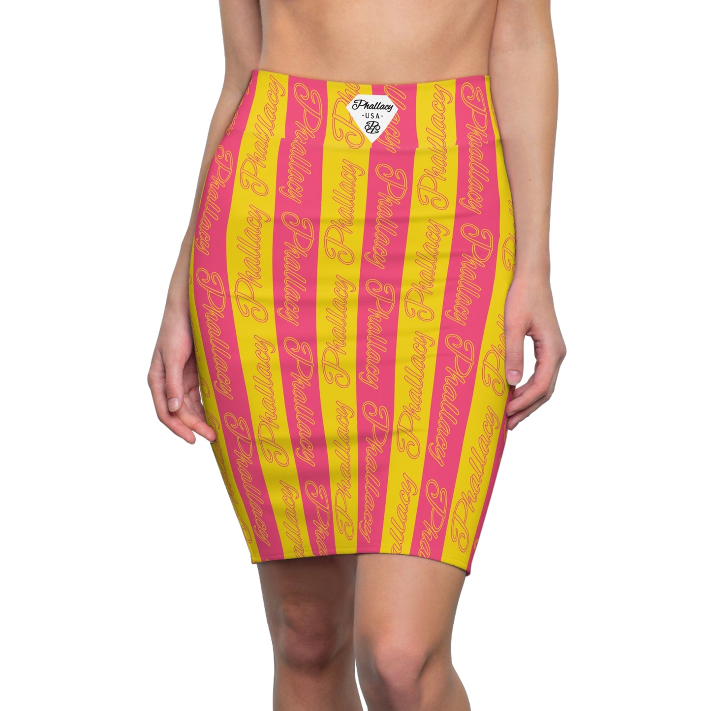 Phallacy Signature Designer Pencil Skirt - Stylish and Chic for Any Occasion