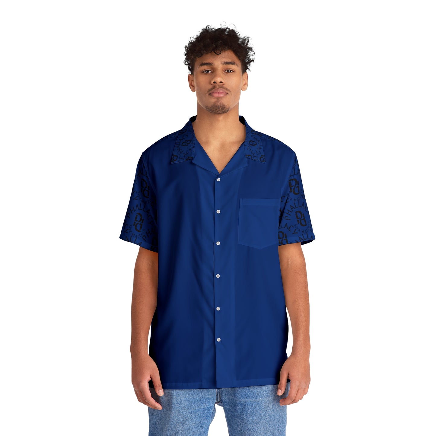 Phallacy Time Designer Button Up Shirt