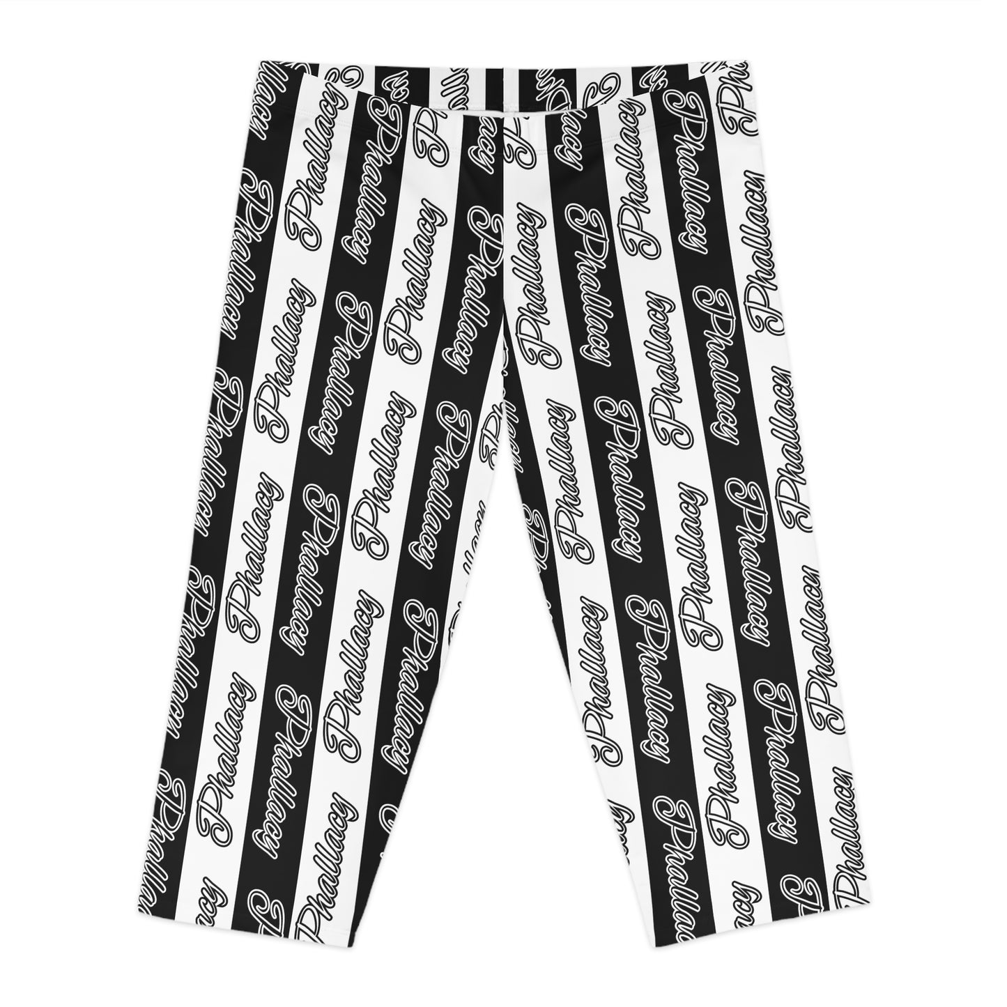 Phallacy Signature Designer Capri Leggings
