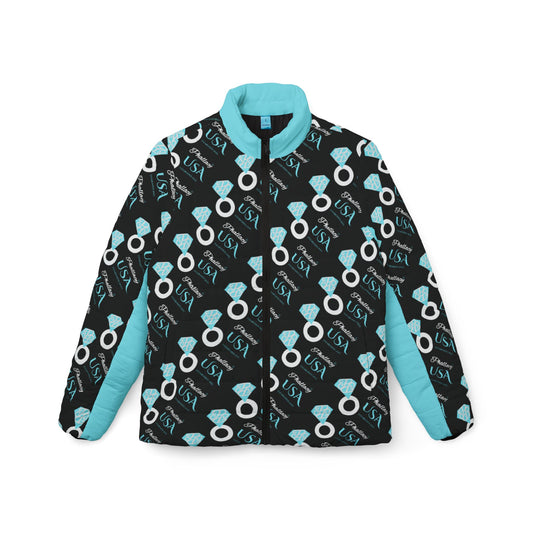Phallacy Diamond Designer Women's Puffer Jacket