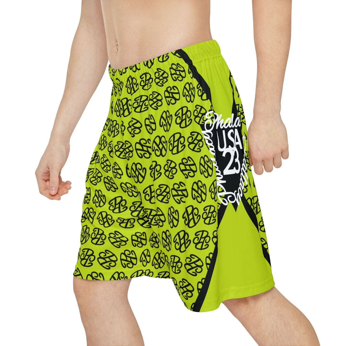 Phallacy Time Designer Men's Sports Shorts