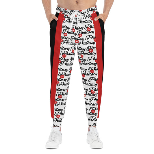 Phallacy Lips Men's Designer Athletic Joggers