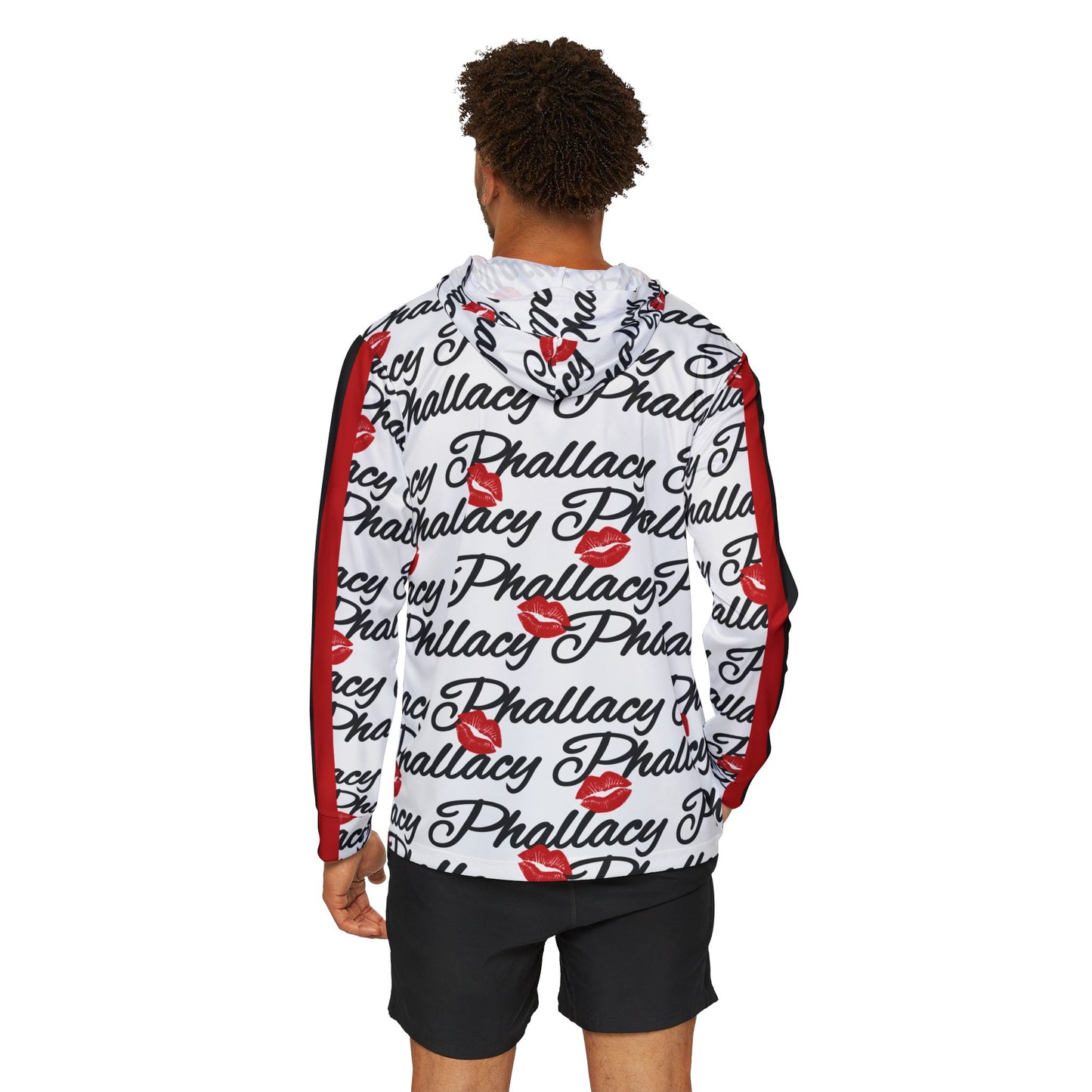 Phallacy Lips Men's Designer Sports Warmup Hoodie