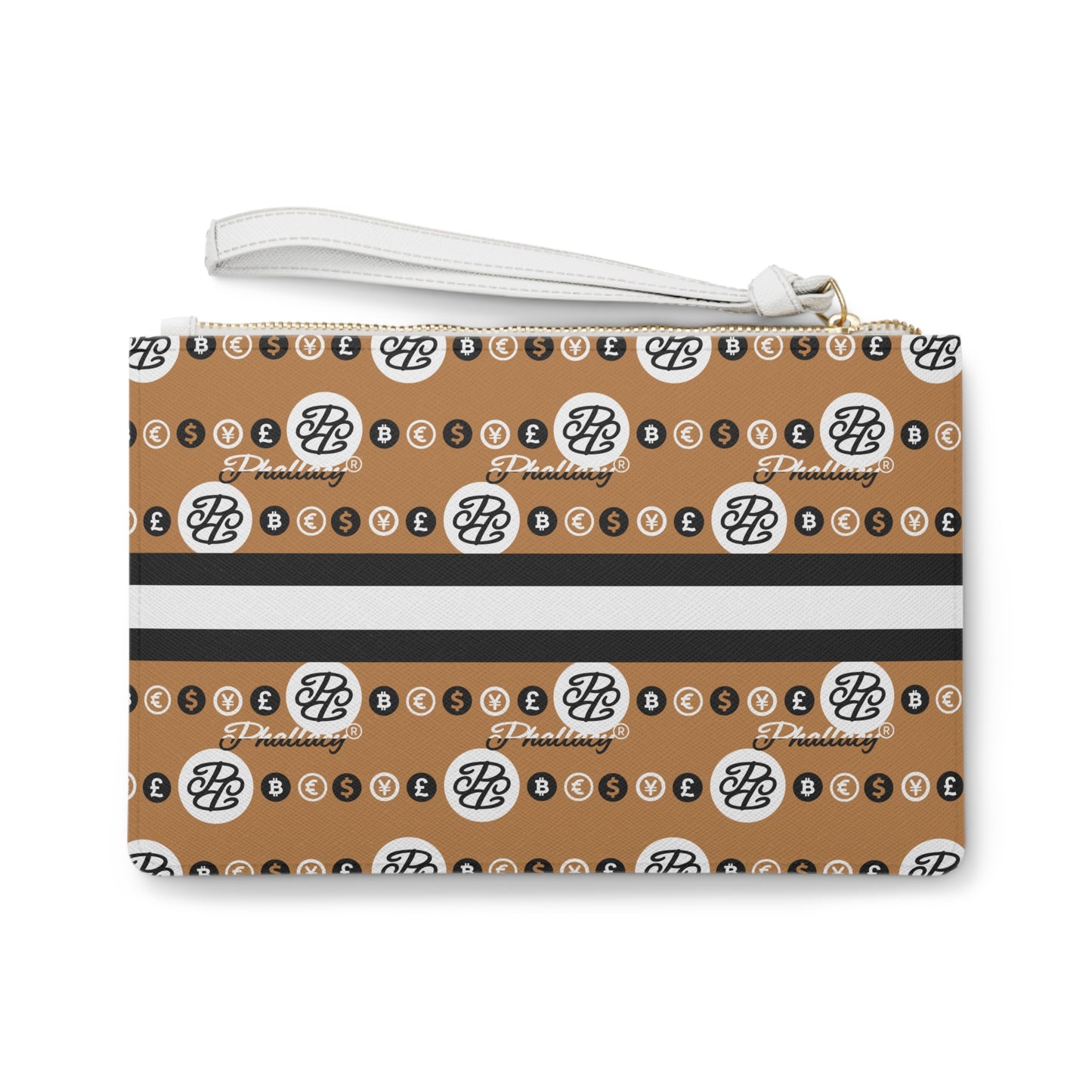Phallacy Reserve Wristlet in Sovereign Monogram with Saffiano Finish