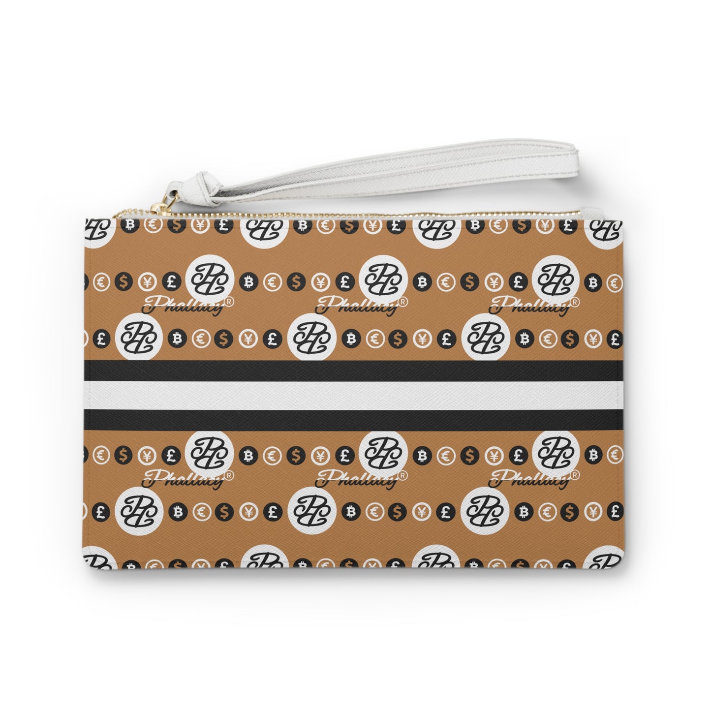 Phallacy Reserve Wristlet in Sovereign Monogram with Saffiano Finish