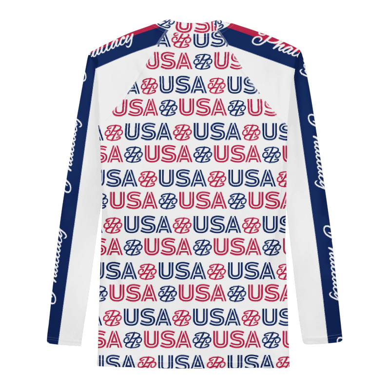 Phallacy USA Men's Designer Long Sleeve Rash Guard