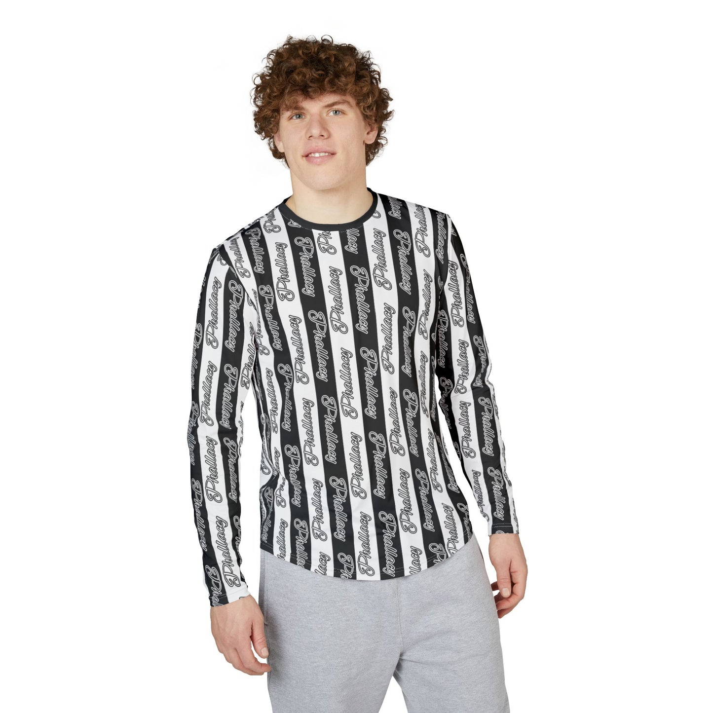 Phallacy Signature Designer Men's UV Protection Long Sleeve Shirt
