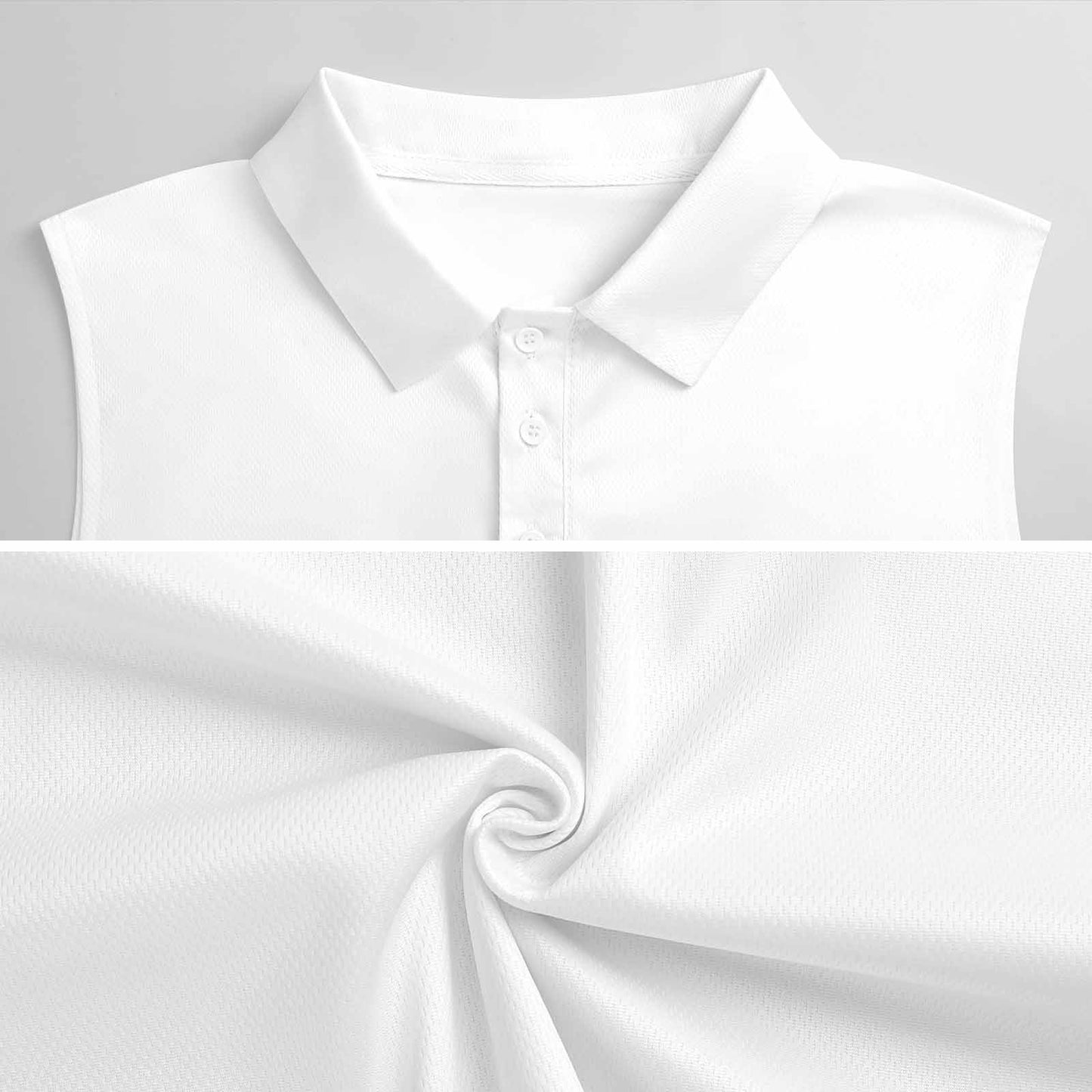 Phallacy Yin-Yang Designer Sleeveless Polo Tank Top