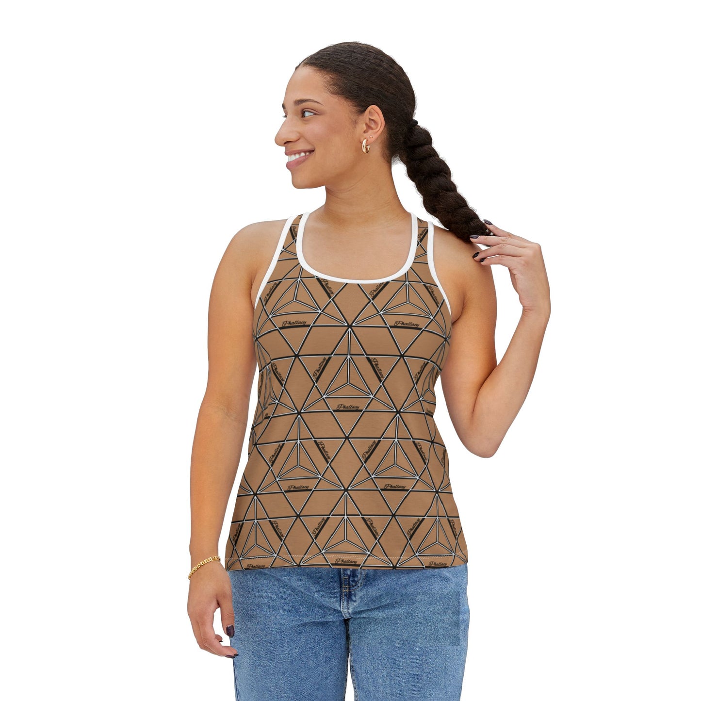 Phallacy DNA Designer Women's Racerback Tank Top