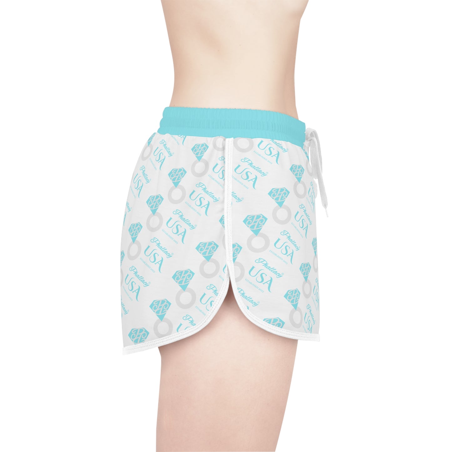 Phallacy Diamond Designer Women's Relaxed Shorts
