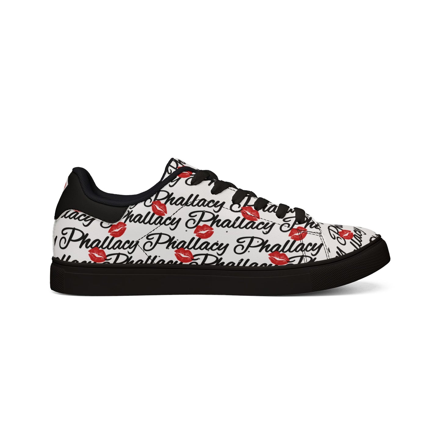 Phallacy Lips Women's Designer Low-Top Leather Sneakers