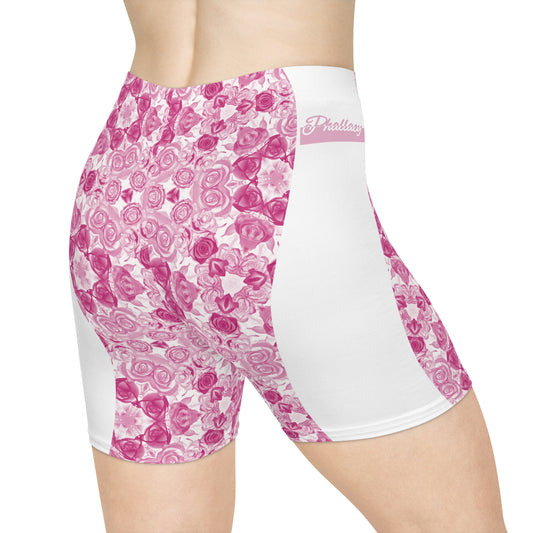 Phallacy XO Designer Women's Floral Biker Shorts