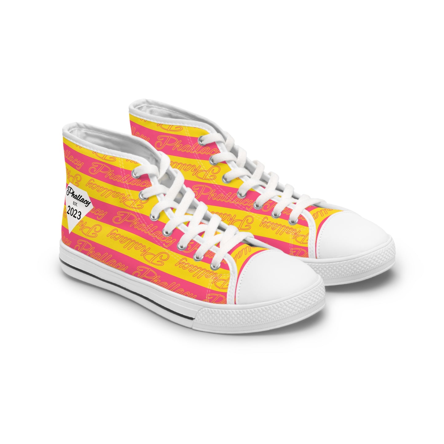 Phallacy Signature Designer Women's High Top Sneakers