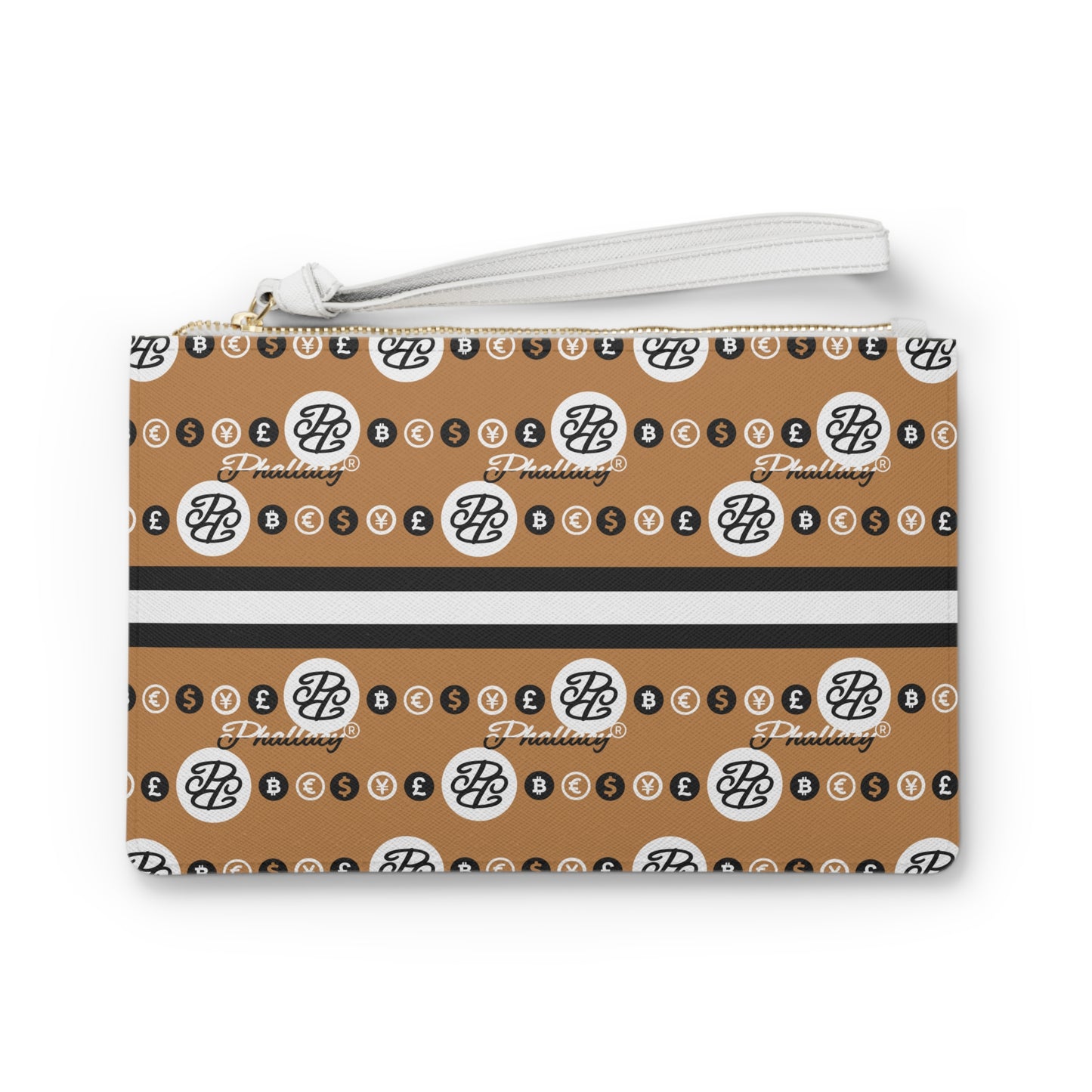 Phallacy Reserve Wristlet in Sovereign Monogram with Saffiano Finish