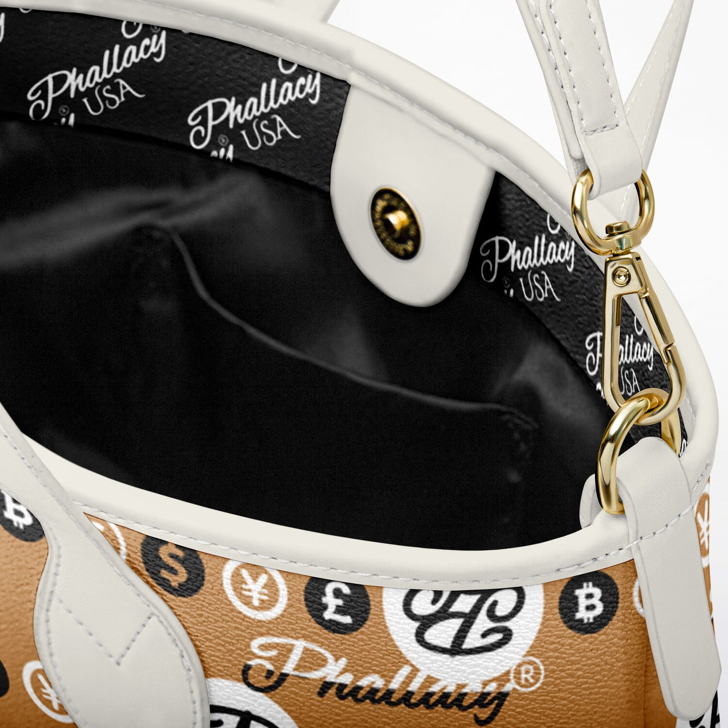 Phallacy Reserve Leather Tote Bag in Sovereign Monogram copy