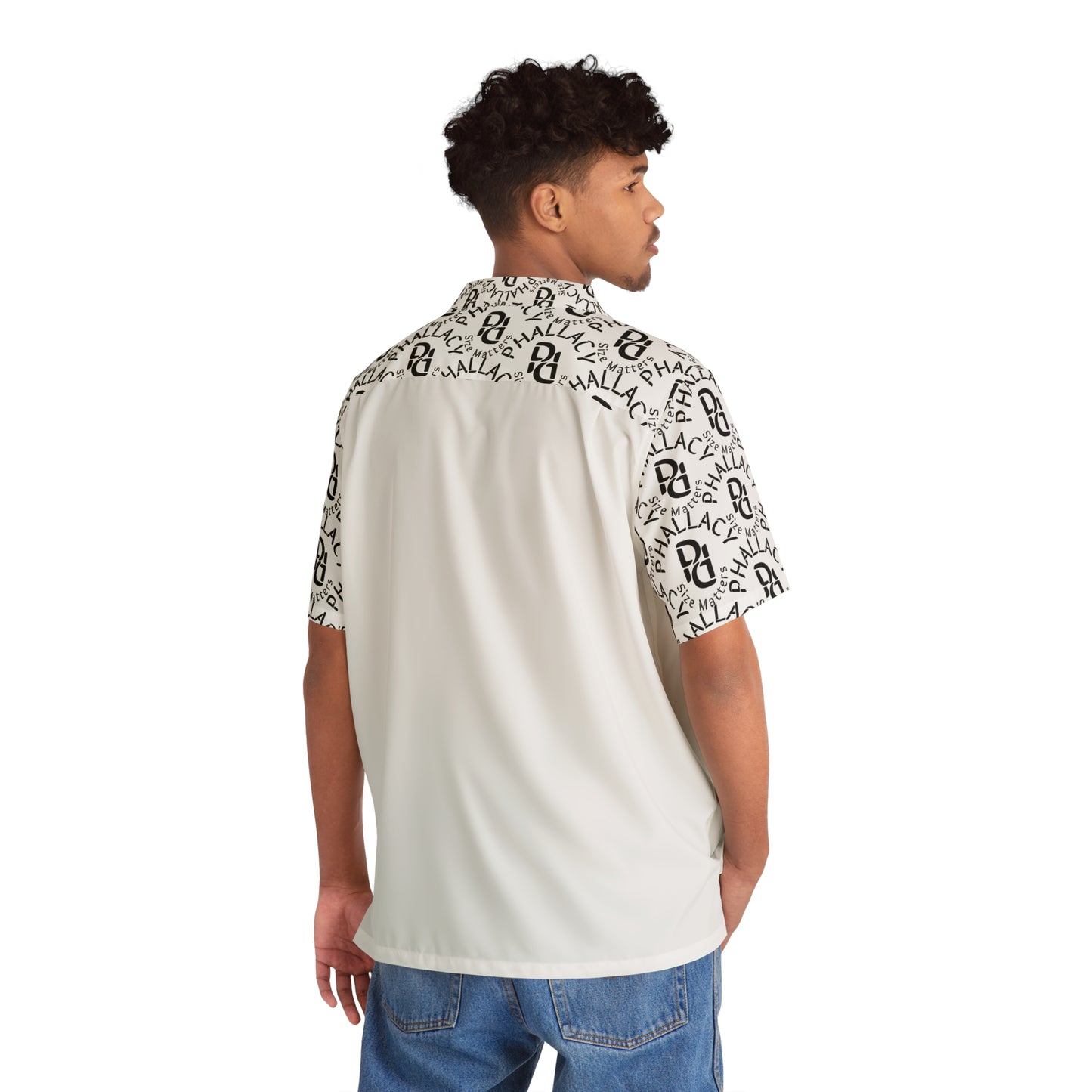 Phallacy Time Designer Men's Button Up Shirt