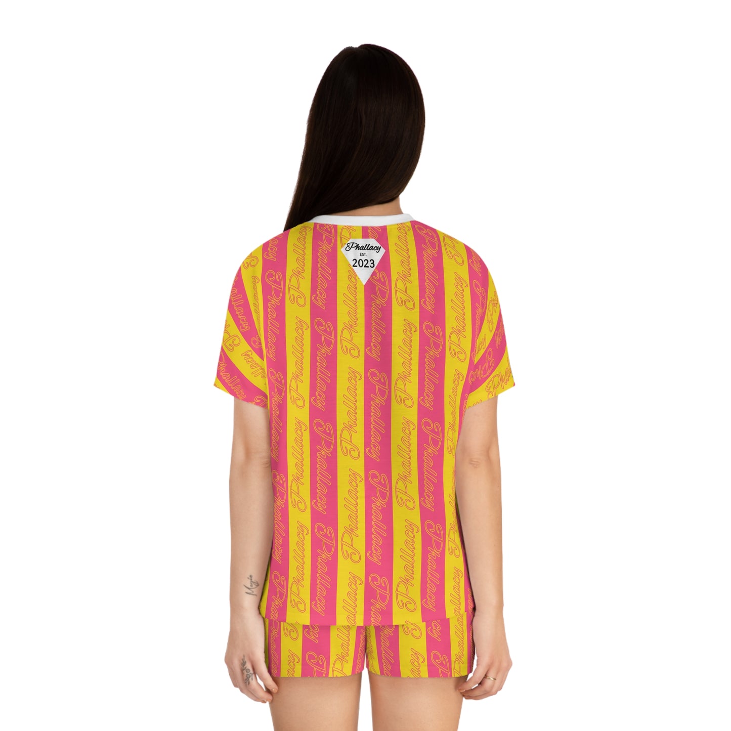Phallacy Signature Designer Women's Short Pajama Set