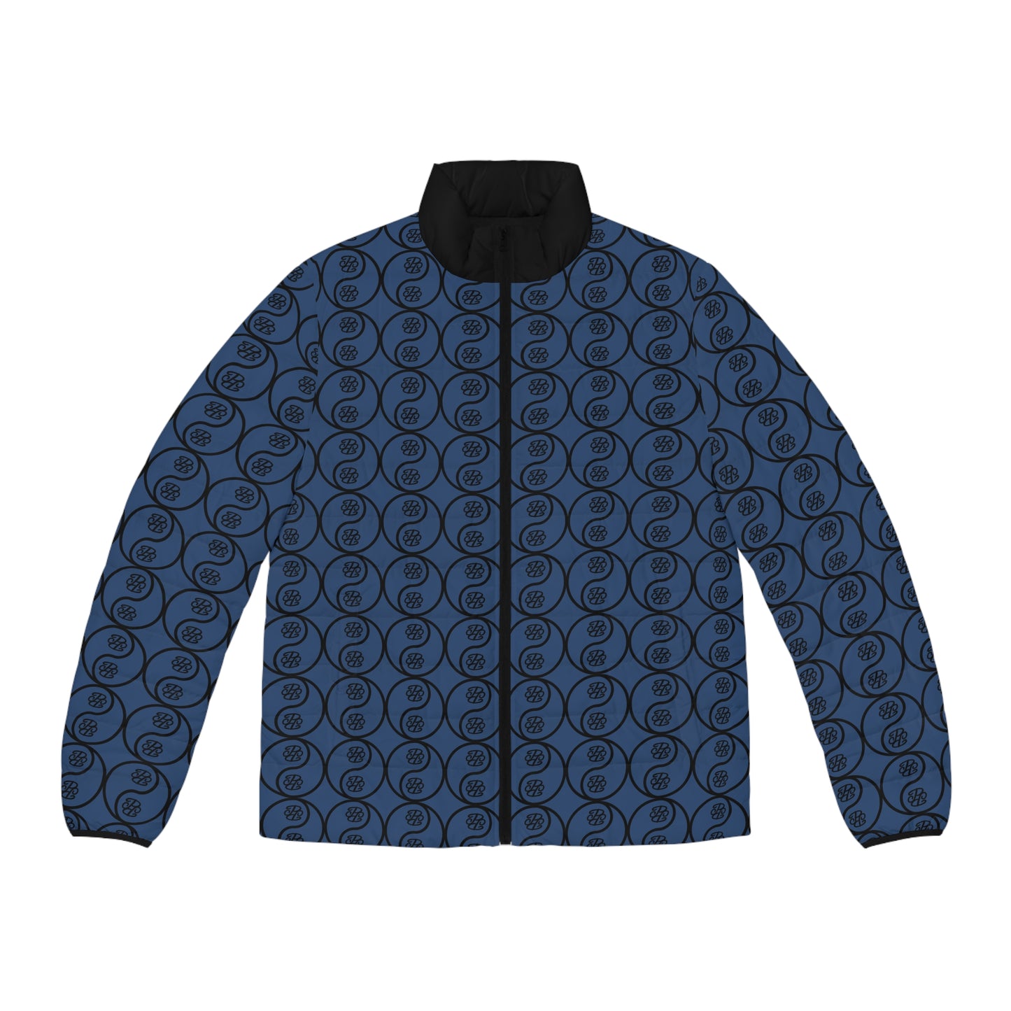 Phallacy Yin-Yang Designer Men's Puffer Jacket