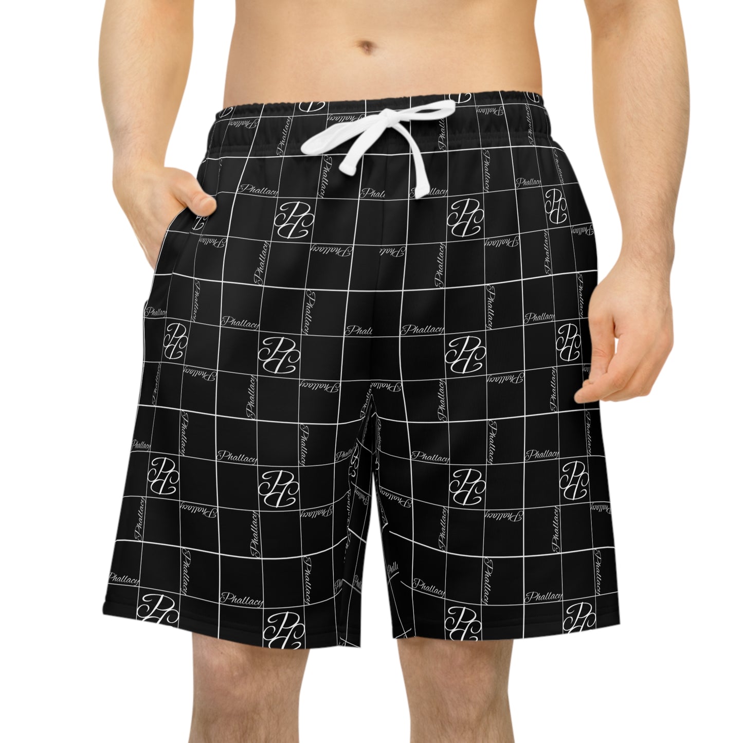 Phallacy Balance Designer Men's Athletic Shorts