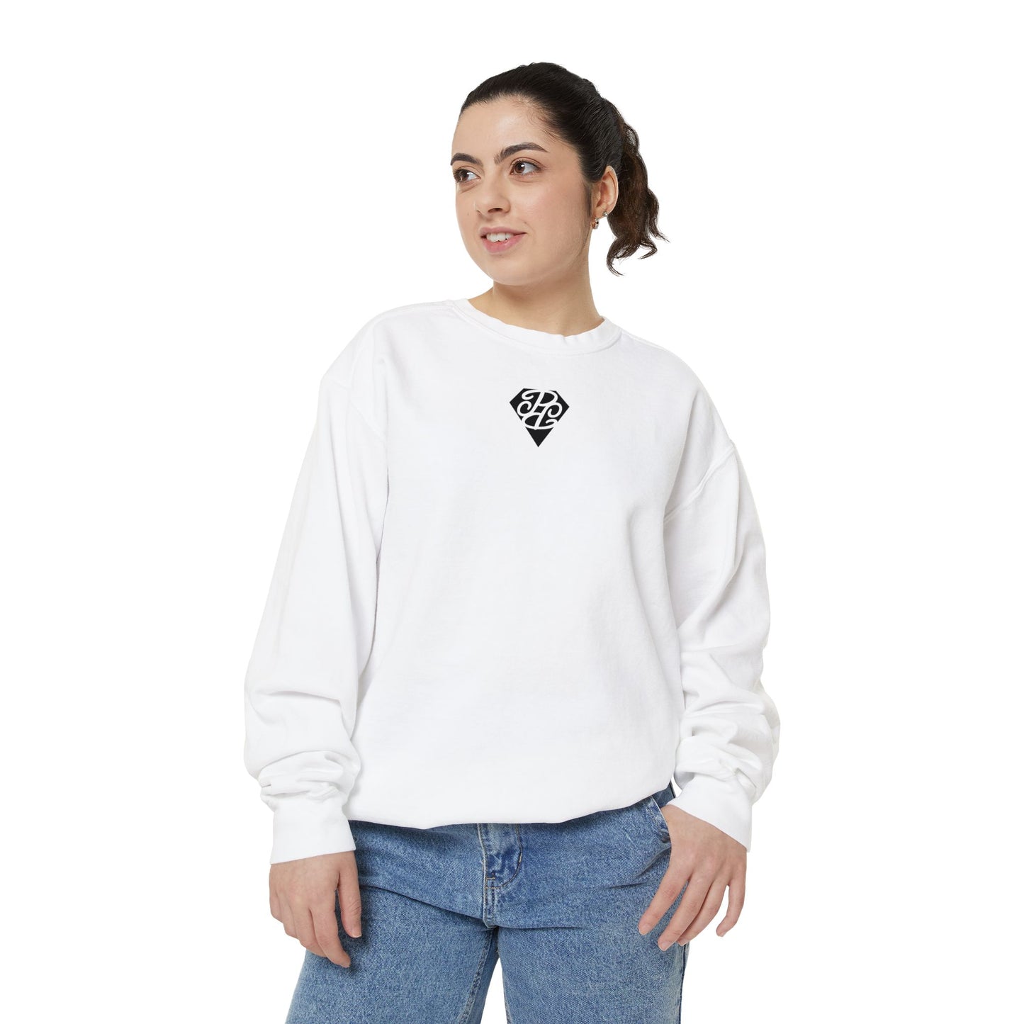 Phallacy Diamond Unisex Garment-Dyed Sweatshirt