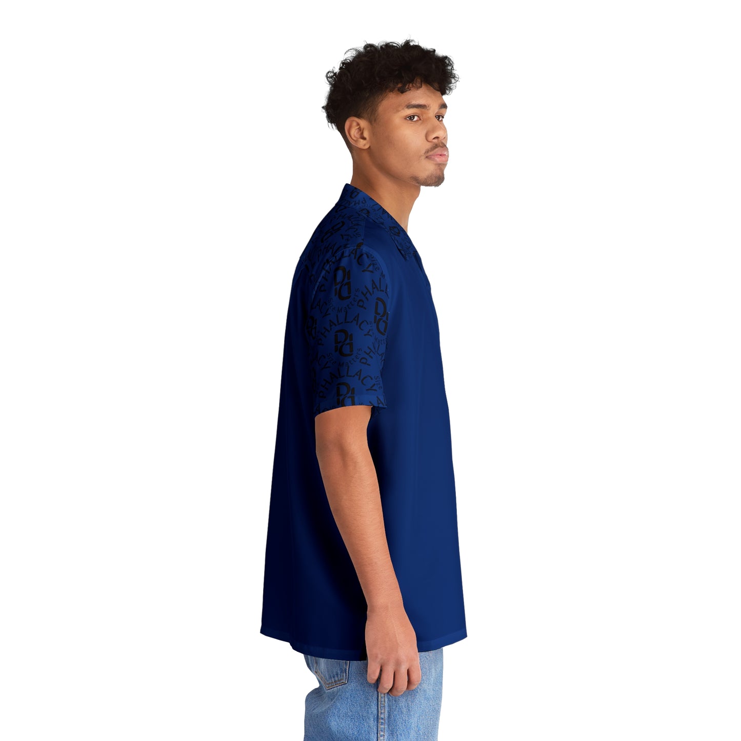Phallacy Time Designer Button Up Shirt