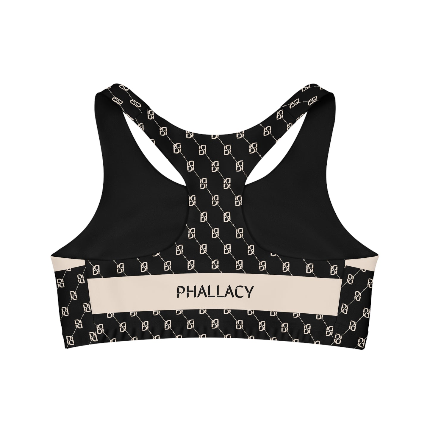 Phallacy Monogram Designer Seamless Sports Bra