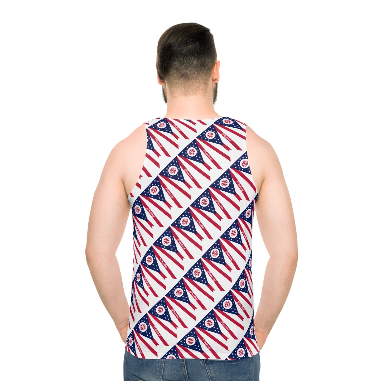 Phallacy Flag Designer Unisex Tank Top