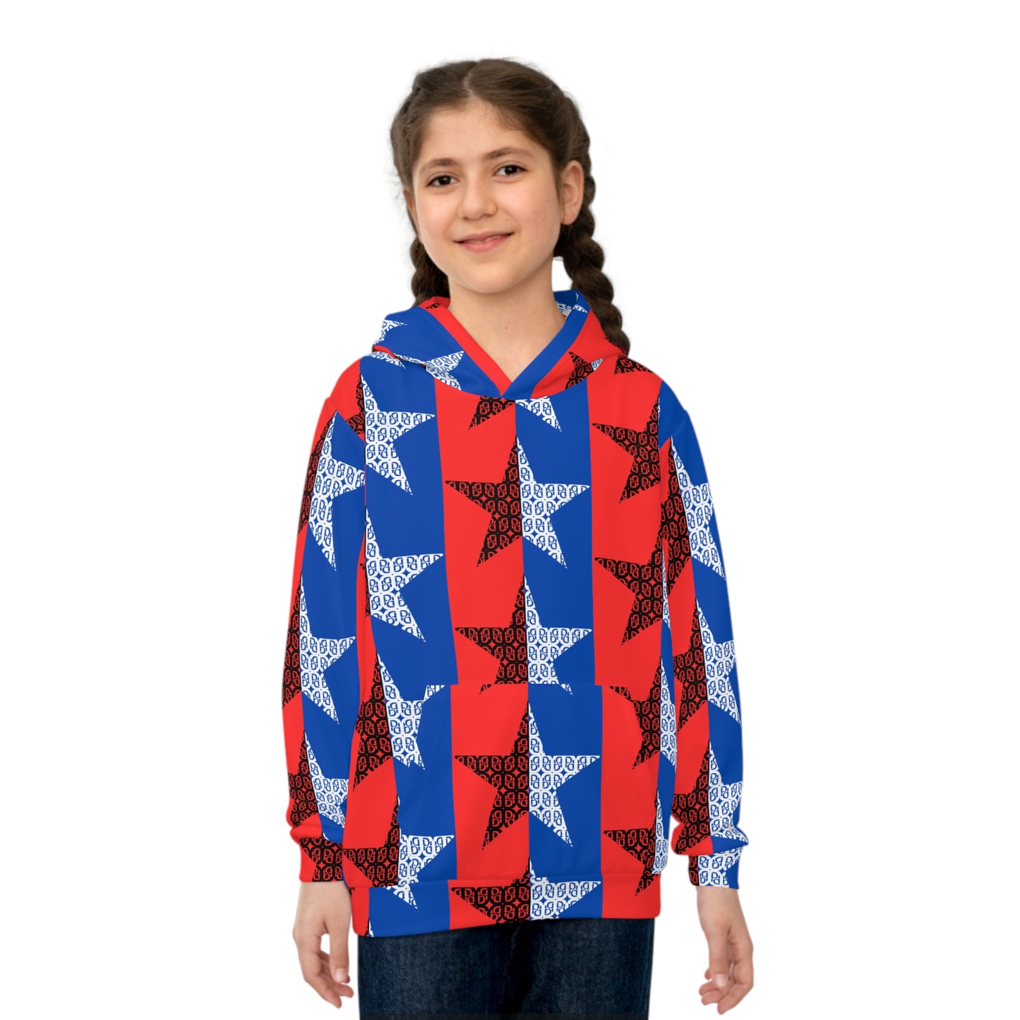 Phallacy Star Designer Youth Hoodie