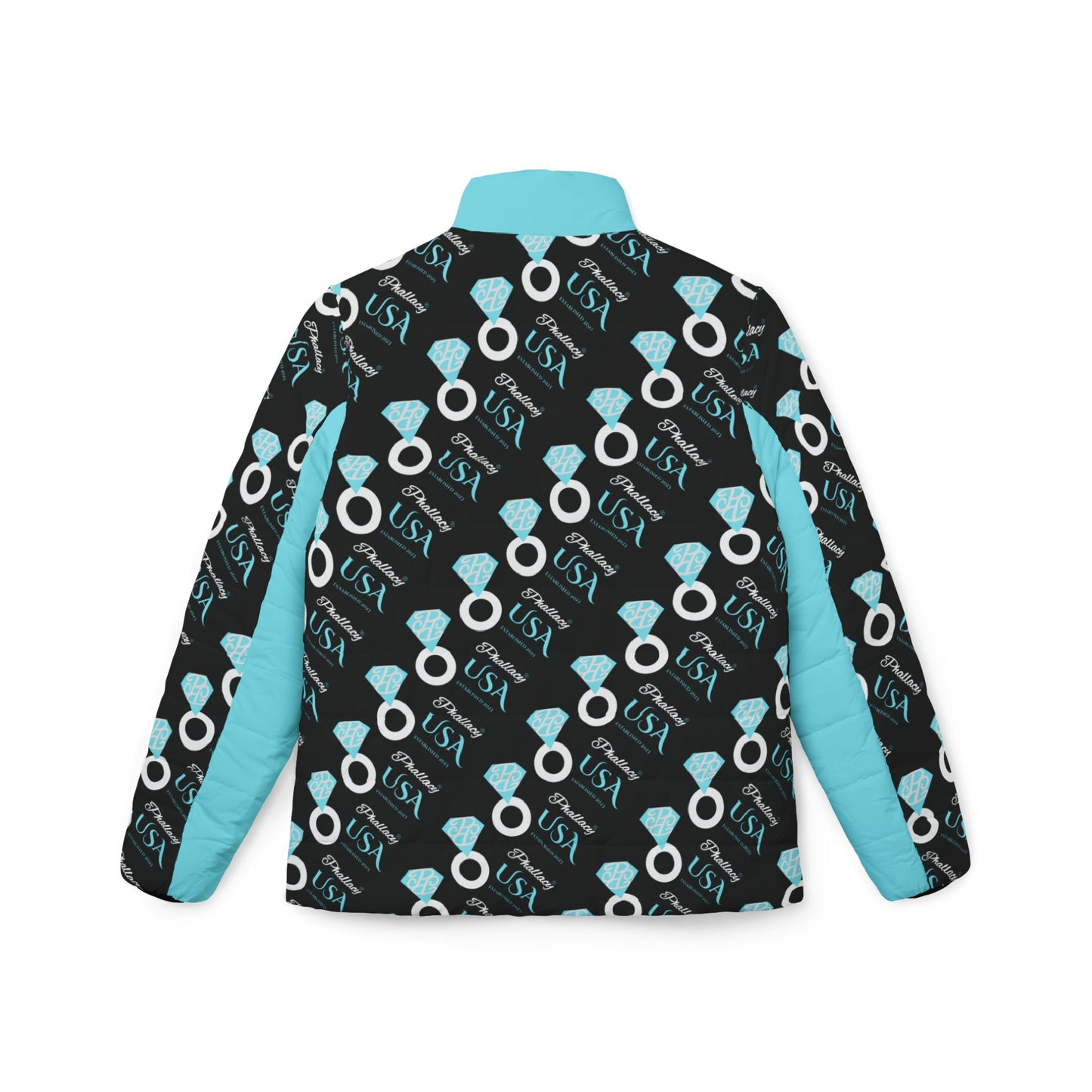 Phallacy Diamond Designer Women's Puffer Jacket