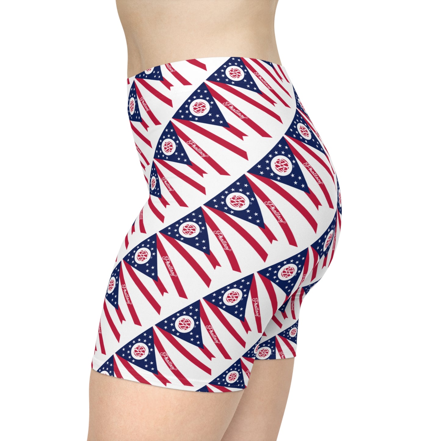 Phallacy Flag Women's Designer Biker Shorts