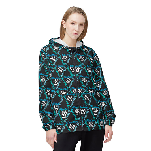 Phallacy Time Designer Unisex Windbreaker Jacket