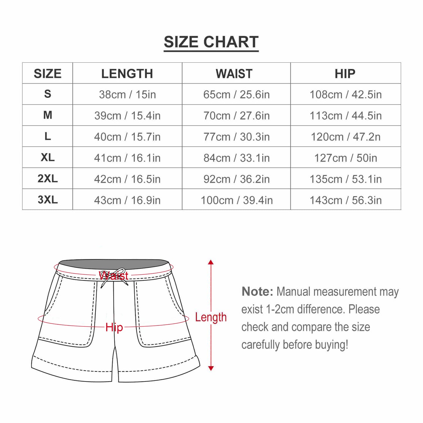 Phallacy Yin-Yang Designer High-Waisted Loose Shorts
